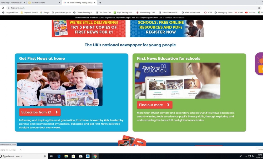 Free First News - Almondsbury Church Of England Primary School